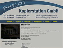 Tablet Screenshot of copyshop-northeim.de